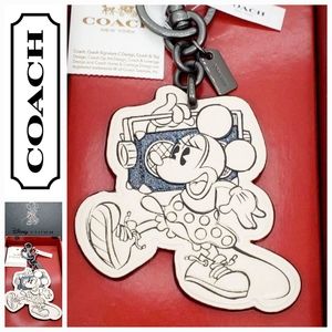 Disney X COACH Minnie Mouse Boombox Ltd Edition Bag Charm NWT in Gift Box